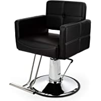 Los mejores  - CO-Z Silla de Barbero Capacidad de 150kg Silla de Peluquería Cuero de PU Sillón Peluquería Hidráulico Silla Giratoria…